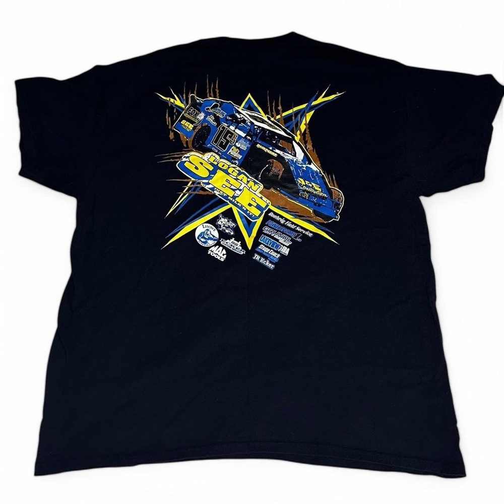 Black Graphic Racing T-Shirt